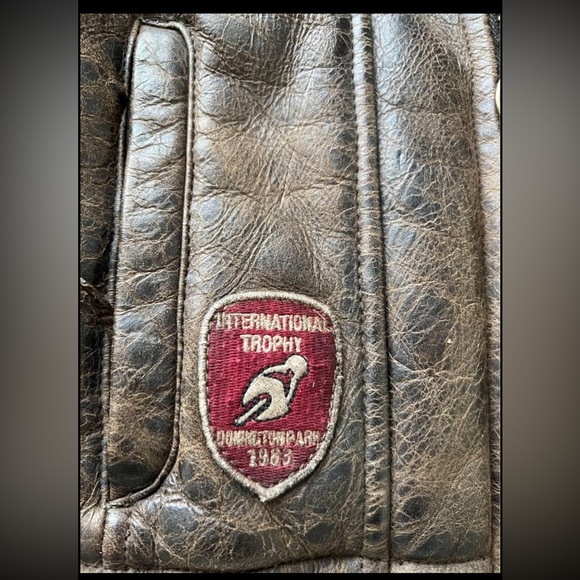 Matchless Leather Jacket Shearling Lining Size 42 - Picture 2 of 8